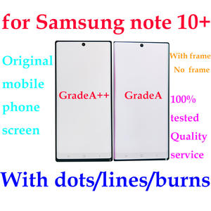 Écran LCD d'origine pour Samsung Galaxy <span class=keywords><strong>Note</strong></span> 5 <span class=keywords><strong>8</strong></span> 9 10.10 Plus <span class=keywords><strong>Note</strong></span> 20, remplacement de la vitre tactile, vente en gros pour smartphone avec traces de brûlure - Product Image 6