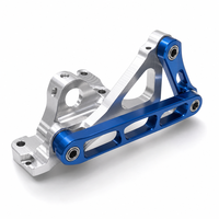 Support en alliage d'aluminium usiné CNC 5 axes sur mesure, composant mécanique à haute tolérance