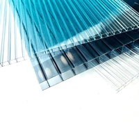 Plaque alvéolaire en polycarbonate transparent de 10 mm pour toiture et puits de lumière
