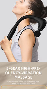 Masajeador Muscular Flexible con Cuatro Cabezales de Masaje, Cinco Velocidades, Pistola de Masaje de Tejido Profundo, Buen Regalo - Product Image 6