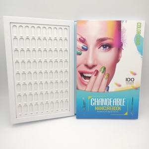 Carte d'affichage de vernis à ongles en gel 200 conseils personnalisés Tableau de livre de <span class=keywords><strong>manucure</strong></span> en couleur avec conseils - Product Image 5