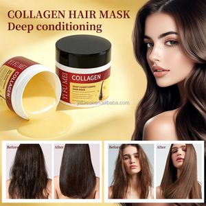 <span class=keywords><strong>Maschera</strong></span> per <span class=keywords><strong>Capelli</strong></span> al Collagene Marrone-Giallo a Marchio Privato, Nutriente Profonda, Riparazione Danni al Cuoio Capelluto, Migliora la Qualità dei <span class=keywords><strong>Capelli</strong></span>, <span class=keywords><strong>Maschera</strong></span> OEM - Product Image 5