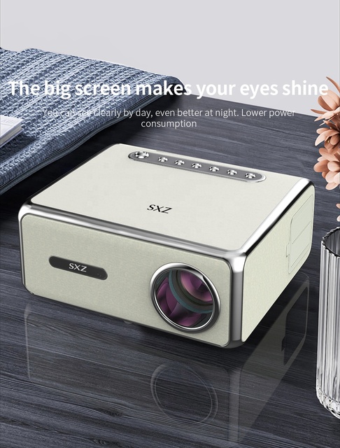 2026 Hot Sale Auto Focus WiFi 6 Full HD 1080P Home Theater Movie LED 800ANSI LCD Mini Portable Video Smart Android 9.0 Projector