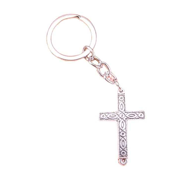 Connecteur croisé Pendentifs Porte-clés Voiture Porte-clés Porte-clés Porte-clés Souvenir Bijoux Cadeau