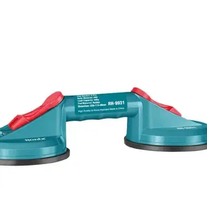 Ronix RH-9931 ly hút thủy tinh nhiệm vụ nặng nề nhôm tấm chân không xử lý móc giữ kính để nâng cốc hút thủy tinh lớn kép