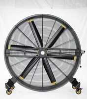 Kipas Ventilasi Industri Magnet Permanen Listrik dengan Casing Logam dan Bantalan Bola 1.25m 1.5m 2m yang Dapat Dipindahkan OEM AC 220V untuk Gudang