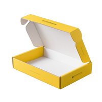 Boîte d'avion pliable de conception tendance avec logo personnalisé pour l'emballage de chapeaux, lunettes, foulards et nœuds papillon avec laminage mat