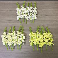 Fleur artificielle de jacinthe, herbe d'hirondelle volante, décoration de mariage, arrangement floral, ornements de décoration intérieure