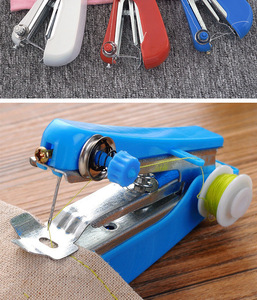 Zhejiang Logo Ontwerp Reis Handheld Naaigereedschap Verstelbare Handmatige Draagbare Mini Handmatige Naaimachine Huishoudelijke Prijs