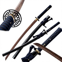 Épée en bois d'ironwood pour l'entraînement au sabrage, jouet pour enfants, accessoire de performance, non affûtée, pour débutants