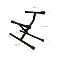 Amplificateur de guitare CNBear BS-316B, design portable, facile à transporter et à installer, support de sol flexible en métal et caoutchouc robuste pour la maison