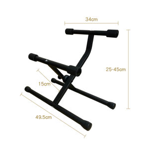 CNBear BS-316B Portable Design Easy Transport & Setup Amplifier <b>Guitar</b> Heavy Duty Metal & Rubber Flexible Home Floor Stand - Product Image 2