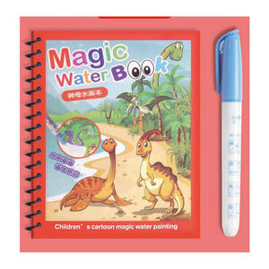 2023 mainan anak-anak pena grafiti dapat digunakan kembali buku mewarnai buku gambar air lukisan papan gambar buku gambar ajaib - Product Image 2