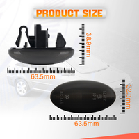 Feux clignotants dynamiques à LED pour Peugeot 206 107 207 partenaire Citroën C5 C6 C1