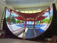 Pantalla LED Flexible Premium para Interiores, Pantalla LED Curva Plegable X para Exhibición Visual en Tiendas Minoristas