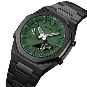 SKMEl 1816 Reloj deportivo analógico <span class=keywords><strong>digital</strong></span> unisex con diseño de moda de doble hora y luz trasera luminosa Relojes de movimiento síncrono - Product Image 6
