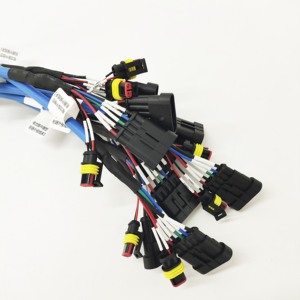 Kabel Harness Otomotif Kustom dengan Konektor TE, Inti Tembaga, Isolasi PVC/PTFE/PBT/Nylon/Karet, Perakitan Kabel Elektronik - Product Image 2