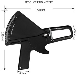 Pince à plis cutanés professionnelle pour la mesure de la graisse corporelle, testeur de graisse corporelle numérique - Product Image 3