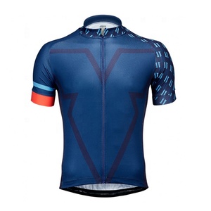 Camiseta de manga corta de ciclismo para hombre, ropa de ciclismo con tejido transpirable de secado rápido - Product Image 4