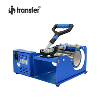 Machine de presse de transfert de chaleur de tasse numérique de couleur bleue 110V avec la Machine de tasse de Sublimation de coussin chauffant de tasse de 11oz