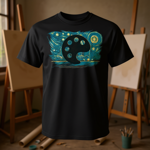 Vintage Retro Style <b>Paint</b> Palette T-<b>Shirt</b> Promotional Vintage Retro Style T-<b>Shirt</b> - Product Image 3