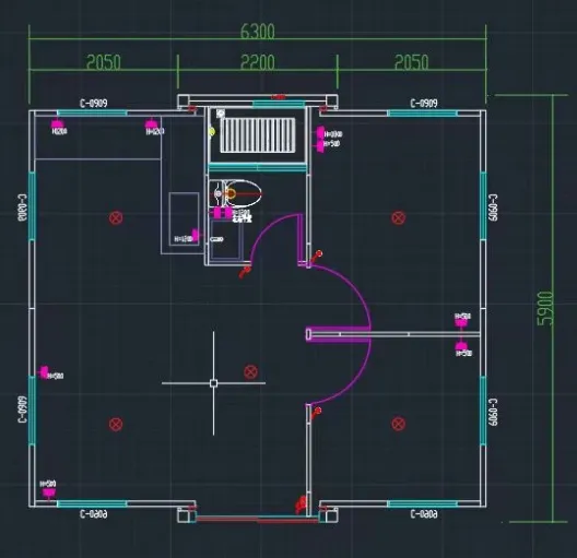 Giantsmade Villas Modèle de maisons préfabriquées Design moderne de luxe Maison Modèle de construction Matériaux de construction Conceptions de maison