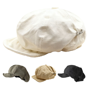 Chapeau unisexe d'été anti-UV pour le sport et la plage, style nuage, rayé, octogonal, couleur unie, à large bord, type béret, casquette de <span class=keywords><strong>peintre</strong></span>, casquette de <span class=keywords><strong>boulanger</strong></span> - Product Image 2