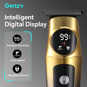 ชุดเครื่องโกนหนวดแบบ 2-in-1 สำหรับร้านเสริมสวย จอ LCD แสดงผลแบบมืออาชีพ ใช้กับใบมีดฟอยล์ ชาร์จผ่าน USB ใช้ได้ทั้งในบ้านและโรงแรม ยอดนิยม ใช้ใบมีดแบบ Reciprocating - Product Image 3