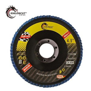 Disques de ponçage de qualité export avec revêtement en alumine calcinée de 4,5 pouces, lames en acier inoxydable épaissies et polies de 115x22mm - Product Image 1