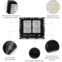 Aluminium moulé sous pression haute luminosité extérieur Ip66 étanche 50 100 150 200 300 400 500 Watt réflecteur Led jardin projecteur