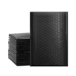 ถุงใส่ซองฟิล์มกันกระแทกสำหรับส่งฟิล์มโลโก้แบบกำหนดเองถุงใส่เสื้อผ้าอเนกประสงค์ถุงบรรจุภัณฑ์แบบมีฟองจดหมายสีดำ - Product Image 5