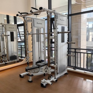 Machine de musculation multifonction de qualité supérieure : Rack à squats, Smith Machine, Entraîneur de force, Crossover à câbles, Appareil de gym - Product Image 3