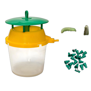 Trampa para Insectos con Feromonas Ecológica con Cebo para el Control de Plagas Agrícolas, Trampa Reutilizable para Moscas y Polillas para Exteriores - Product Image 1