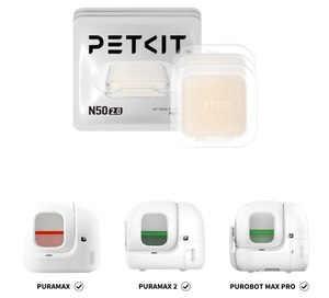 2.0กำจัดกลิ่น N50 <span class=keywords><strong>petkit</strong></span> พิเศษสำหรับ puramax กล่องทรายแมวทำความสะอาดตัวเองควบคุมกลิ่นในห้องน้ำแมว (แพ็คละ3ชิ้น) - Product Image 3