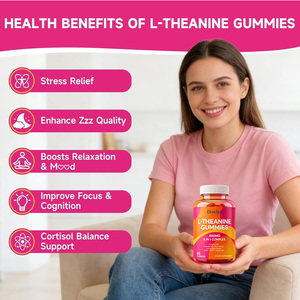 Cápsulas de L-Teanina 400mg, Complejo GABA, Suplemento Natural para Calma, Sueño y Concentración, Sin OMG, Marca Privada, Venta al Por Mayor, Suministro B2B - Product Image 3