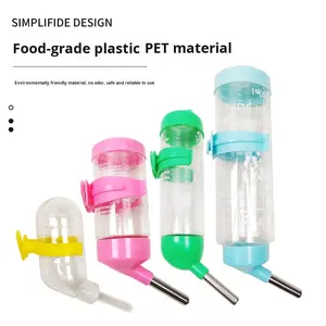 زجاجة بلاستيكية بسعة كبيرة للحيوانات الأليفة للهامستر شينشيلا غينيا والخنزير السنجاب وكرة الأرنب العديد من الحيوانات الصغيرة - Product Image 2