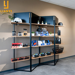 <span class=keywords><strong>E</strong></span> xe đạp cửa hàng thiết kế hiển thị lịch thi đấu hiện đại MDF kim loại xe đạp hiển thị đứng - Product Image 6