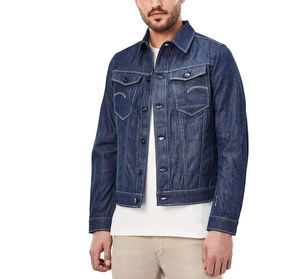 Vêtements de rue OEM Vestes en jean personnalisées de couleur rose Deign Vente en gros Offre spéciale Vestes en jean OEM pour hommes - Product Image 6
