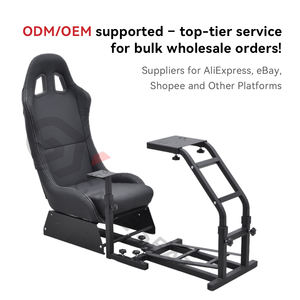 GY032 Asiento de Juego Personalizado con Estructura de Hierro para Simulador de Carreras, Compatible con Thrustmaster T150RS, T300RS, PC, Wii, <span class=keywords><strong>Xbox</strong></span> 360 - Product Image 5