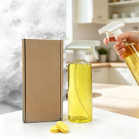 Tablettes de nettoyage écologiques solides multi-surfaces à l'odeur de citron, 30%-50% d'ingrédients actifs pour toutes les surfaces