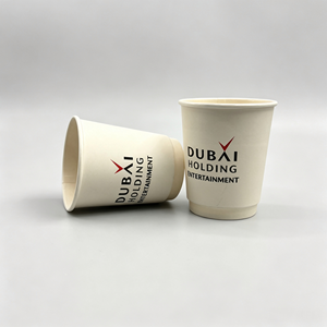 Gobelet en papier jetable orienté vers l'exportation avec couvercles, revêtement PE, simple ou double paroi, personnalisable en poids, taille et impression pour café, thé, lait - Product Image 2