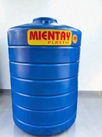 Réservoir d'eau vertical en plastique de haute qualité du Vietnam / Réservoir vertical en PE - 123x82x82 cm, matériau durable, faible coût