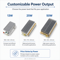 Module amplificateur de puissance RF haute efficacité 800-1240 MHz, sortie 13W/25W/50W, gain personnalisable 48dB, dissipateur thermique intégré, télécommande