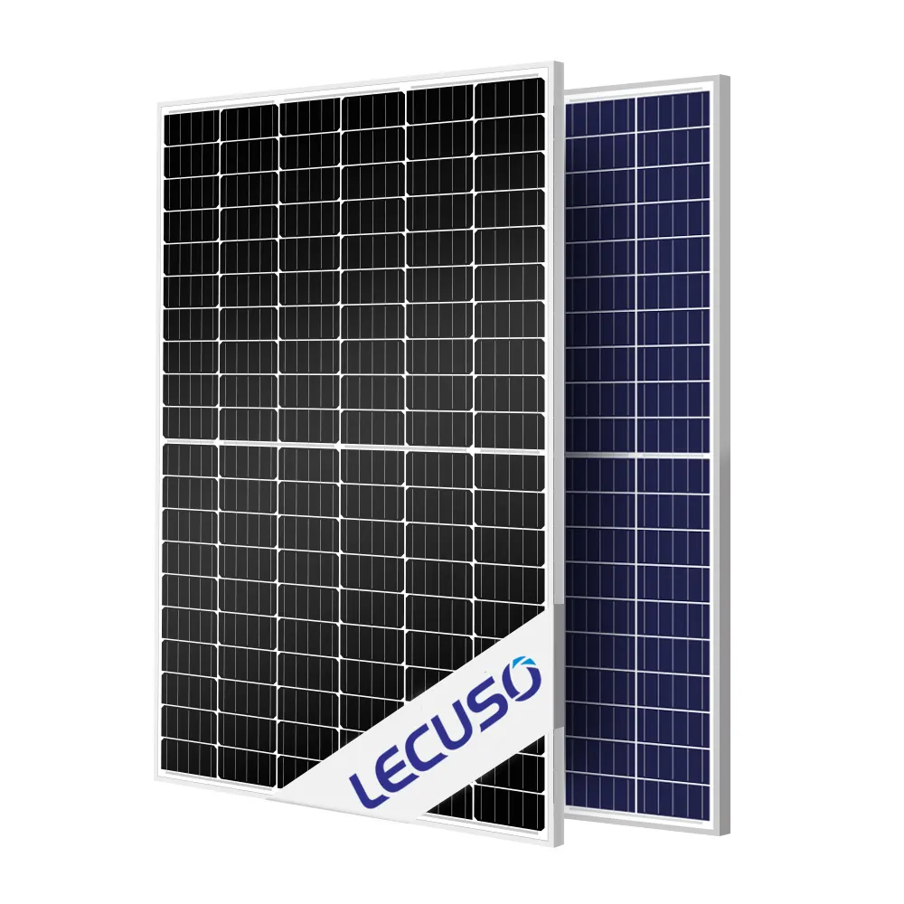 Venta al por mayor panel solar de media celda mono 150W 250W 270W 340W 350 W 370W 375W 410W 450wp 500W 540W 550W