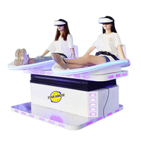 Máquina de Videojuegos de Realidad Virtual para 2 Jugadores, Plataforma Voladora Interior, Juegos de Tobogán, Monopatín VR, Ejercicio, Centro Comercial