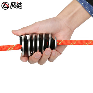 Brosse de nettoyage pour cordes Xinda, métal, fibres synthétiques, jaune, pour équipement d'escalade - Product Image 5