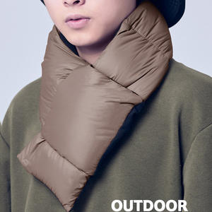 ขายส่งอวกาศผ้าฝ้ายผ้าพันคอความทนทานที่เหนือกว่านุ่มผ้าฝ้ายปักเป้าผ้าพันคอด้านนอกลงขนนกที่เต็มไปด้วยสีดำยาวผ้าพันคอ - Product Image 2