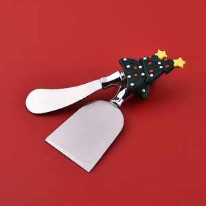 Juego de herramientas para queso y mantequilla con forma de árbol de Navidad de metal moderno estilo coreano nuevo <span class=keywords><strong>al</strong></span> por mayor - Product Image 5