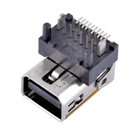 Conector Mini DisplayPort Hembra de 20 Pines, Receptáculo SMT de Inserción Frontal y Trasera, Puerto de Transmisión de Video 4K para Computadoras Portátiles