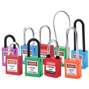Safety Lock Safety Padlock 76mm 38mm 76mm Wholesale Customized Safety Padlocks Security Pad Lock Loto Lockout Devices ABS Safety Padlocks